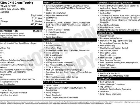 Used 2020 MAZDA CX-5 Grand Touring w/ GT Premium Package image 4