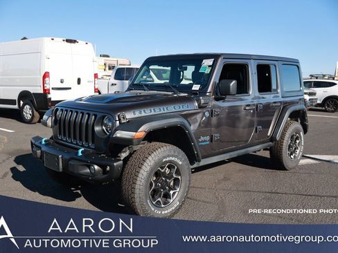 Used 2021 Jeep Wrangler Unlimited Rubicon 4xe w/ Steel Bumper Group image 1