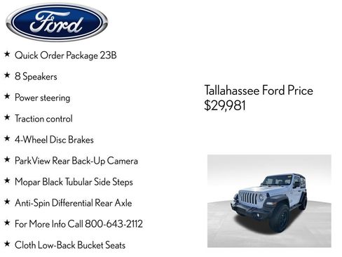 Used 2021 Jeep Wrangler Sport image 4