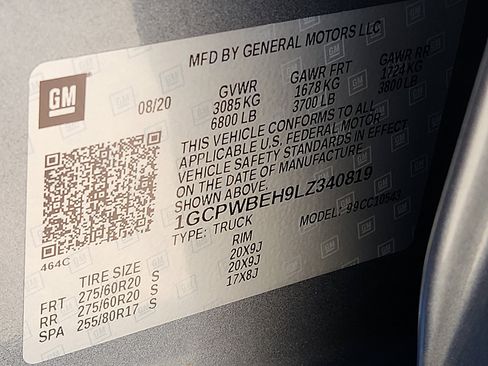 Used 2020 Chevrolet Silverado 1500 Custom w/ Custom Value Package image 26