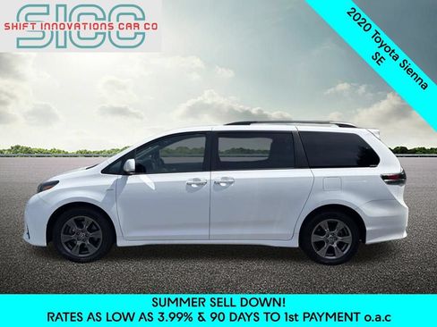 Used 2020 Toyota Sienna SE w/ SE Preferred Package AWD/4WD image 3