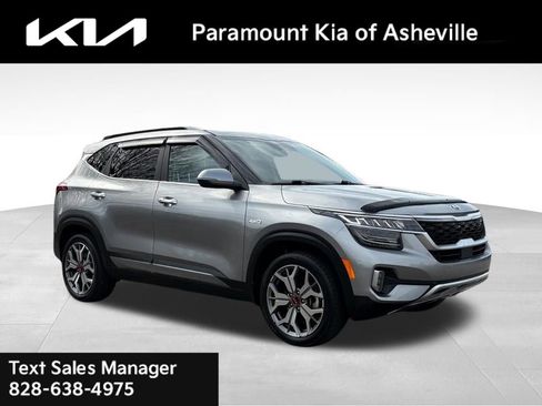 Certified 2021 Kia Seltos SX w/ SX Sunroof Package image 1