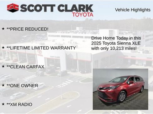 Used 2025 Toyota Sienna XLE w/ XLE Plus Package image 13