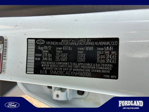 Used 2022 Hyundai Tucson SEL AWD/4WD image 25