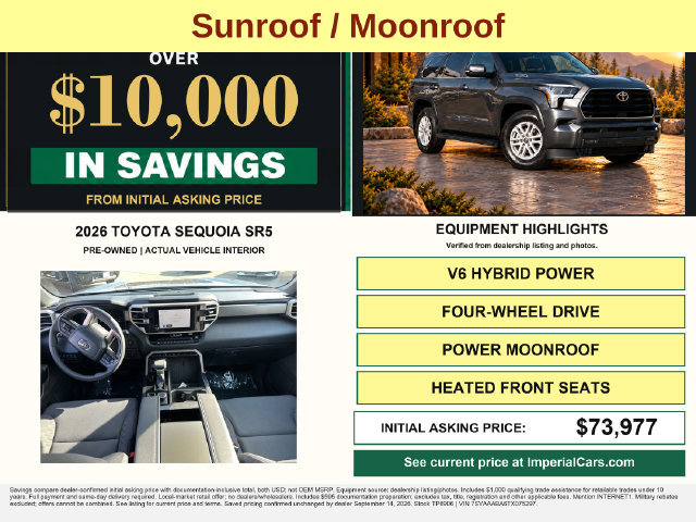 Used 2026 Toyota Sequoia SR5 AWD/4WD image 4