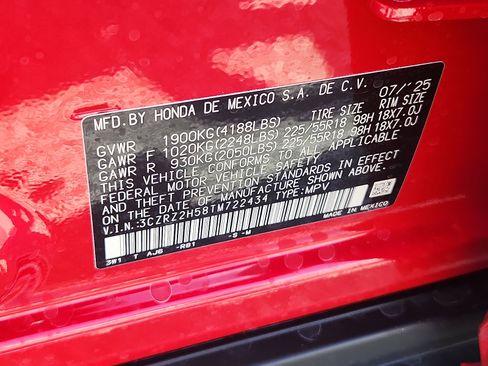 New 2026 Honda HR-V Sport image 16