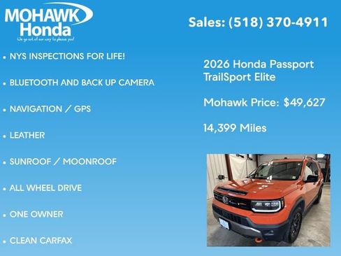 Used 2026 Honda Passport TrailSport Elite image 4