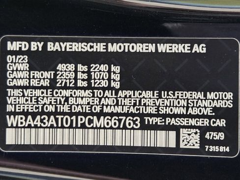 Used 2023 BMW 430i xDrive Convertible w/ M Sport Package AWD/4WD image 21