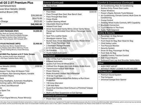 Used 2015 Audi Q5 2.0T Premium Plus w/ Technology Package image 14