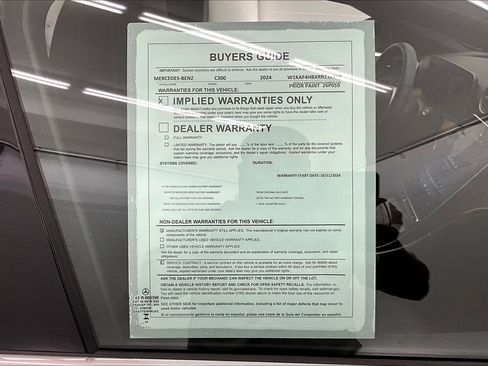 Certified 2024 Mercedes-Benz C 300 4MATIC Sedan image 34