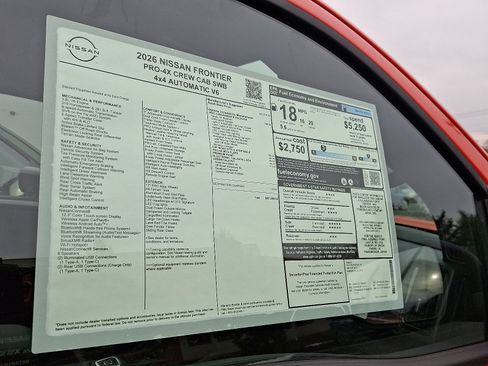 New 2026 Nissan Frontier PRO-4X image 5