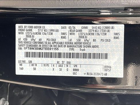 New 2026 Ford F350 Lariat w/ Black Appearance Package AWD/4WD image 12