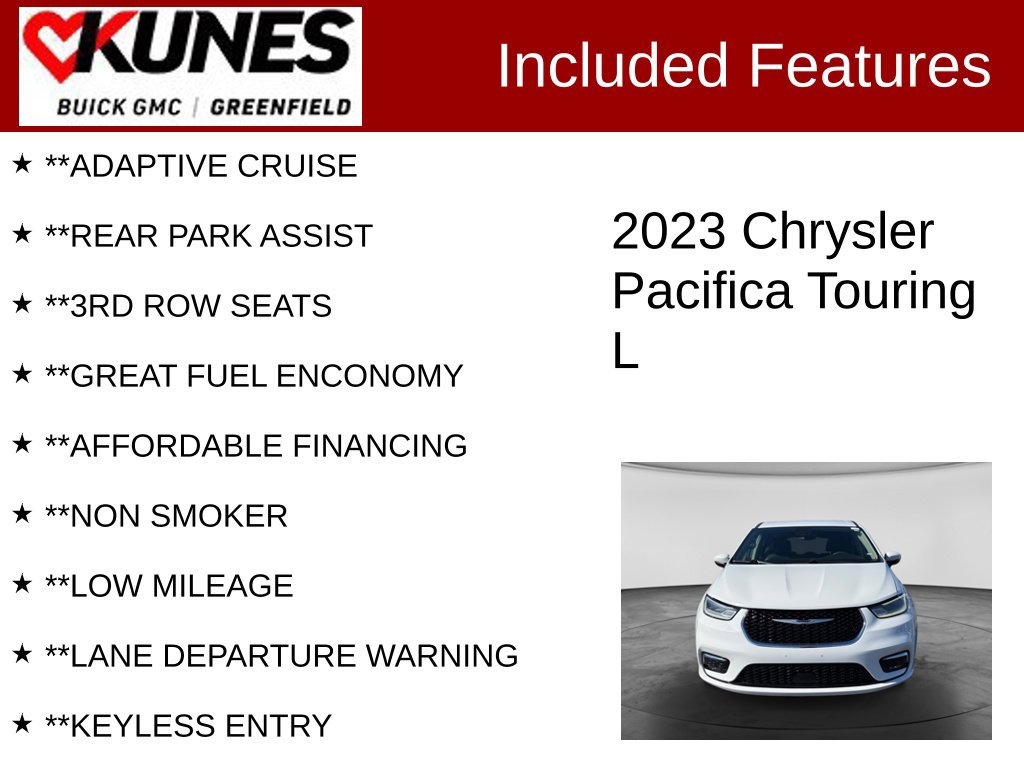Used 2023 Chrysler Pacifica Touring-L FWD image 3