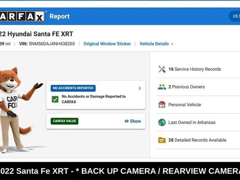 Used 2022 Hyundai Santa Fe XRT AWD/4WD image 9