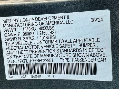 Used 2024 Honda Civic EX-L image 25