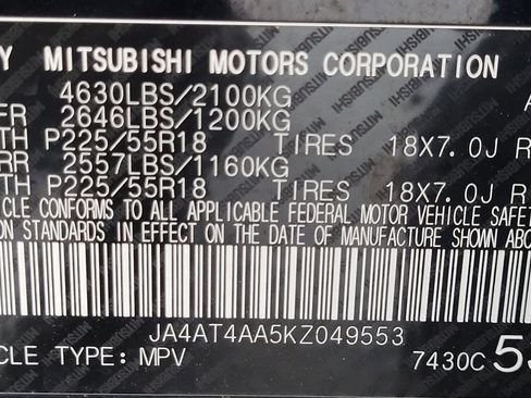 Used 2019 Mitsubishi Eclipse Cross LE image 33