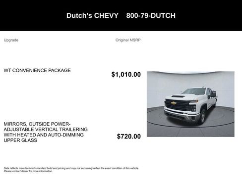 Used 2024 Chevrolet Silverado 2500 W/T w/ WT Convenience Package RWD image 5