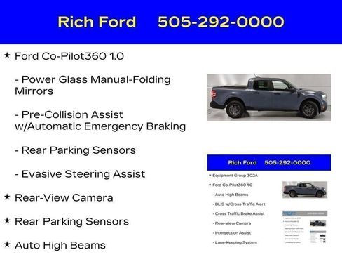 Used 2025 Ford Maverick XLT w/ Equipment Group 302A AWD/4WD image 65