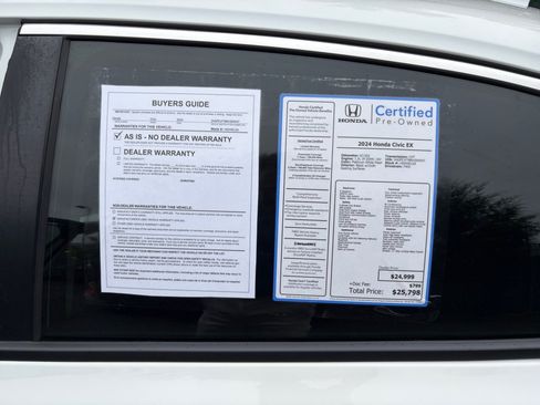 Used 2024 Honda Civic EX image 35