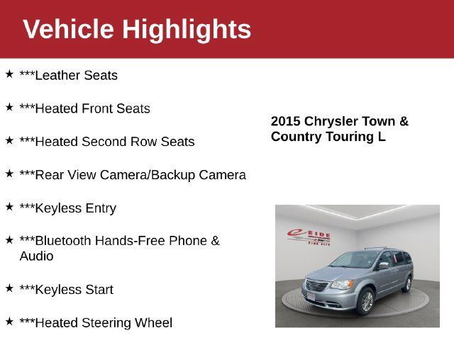 Used 2015 Chrysler Town & Country Touring-L w/ Driver Convenience Group FWD image 4