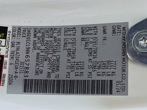 Used 2024 Nissan Frontier S w/ Technology Package image 30