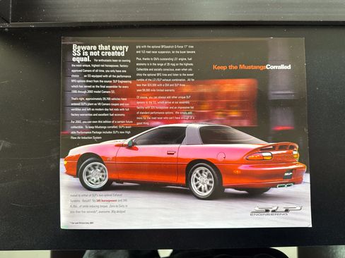 Used 2002 Chevrolet Camaro Z28 w/ SS Performance/Appearance Pkg RWD image 51
