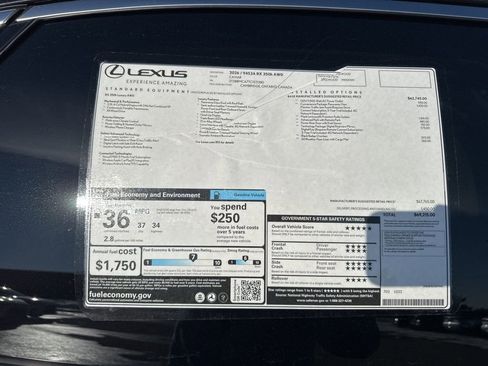 New 2026 Lexus RX 350 image 8