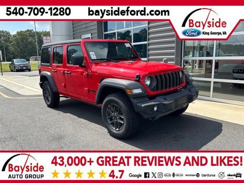 Used 2025 Jeep Wrangler Unlimited Sport AWD/4WD image 1