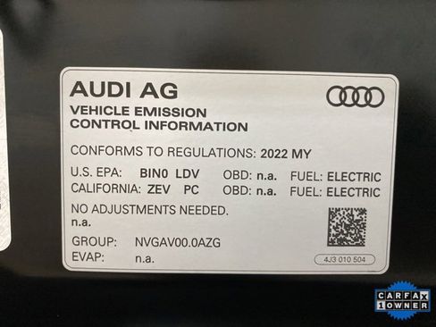 Used 2022 Audi e-tron GT Prestige w/ Prestige Package image 99