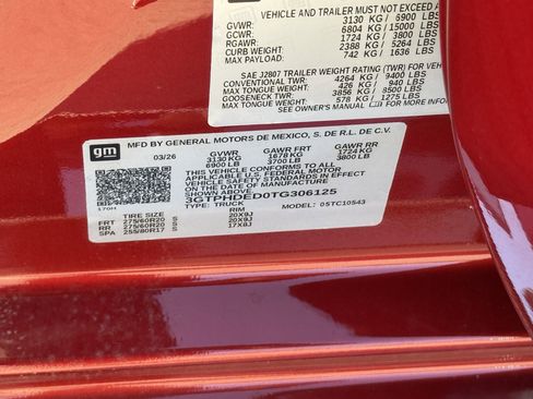 New 2026 GMC Sierra 1500 SLT RWD image 23