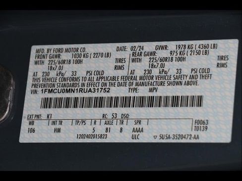 Used 2024 Ford Escape ST-Line w/ Tech Pack #1 image 31