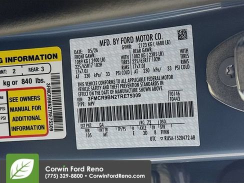 New 2026 Ford Bronco Sport Big Bend w/ Convenience Package AWD/4WD image 32