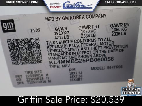 Certified 2023 Buick Encore GX Preferred w/ Cold Weather Comfort Package FWD image 48