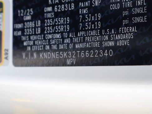 New 2026 Kia Carnival SX image 47