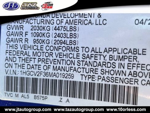 Used 2021 Honda Accord Sport image 18