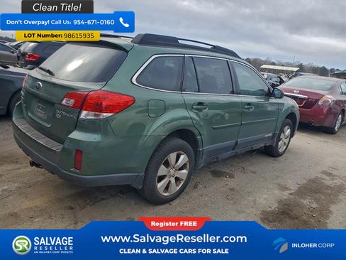 Used 2012 Subaru Outback 2.5i w/ Alloy Wheel Pkg image 4