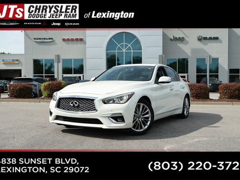Used 2021 INFINITI Q50 Luxe w/ Cargo Package RWD image 1