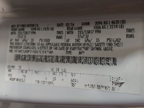 Used 2016 Ford Escape S image 33