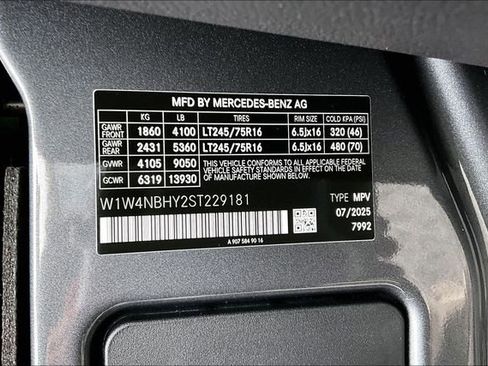 New 2025 Mercedes-Benz Sprinter 2500 image 16