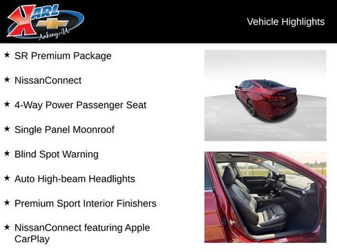 Used 2024 Nissan Altima 2.5 SR w/ SR Premium Package FWD image 2