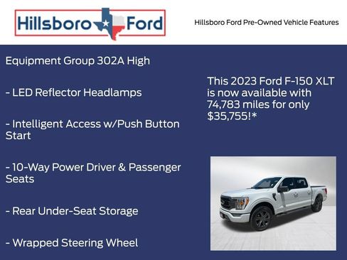 Certified 2023 Ford F150 XLT w/ Equipment Group 302A High AWD/4WD image 9
