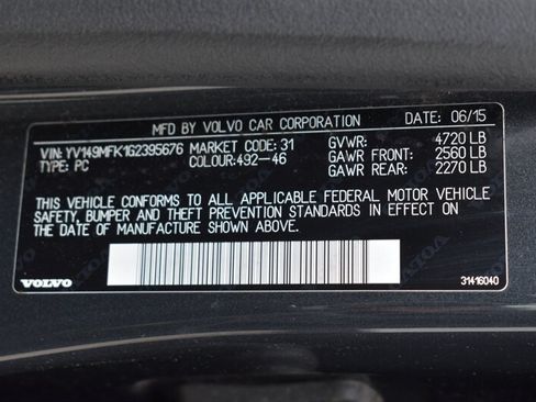 Used 2016 Volvo S60 T6 w/ Convenience Package FWD image 33