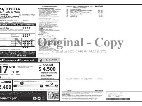 Used 2020 Toyota 4Runner TRD Off-Road Premium image 4