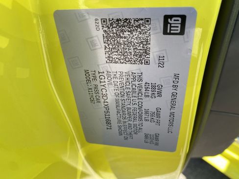 Used 2023 Chevrolet Corvette Stingray Premium Conv w/ Z51 Performance Package image 34