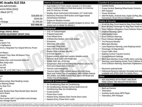 Used 2023 GMC Acadia SLE image 9