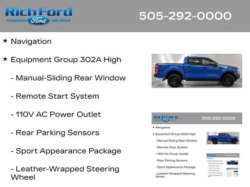 Certified 2023 Ford Ranger XLT w/ Equipment Group 302A High AWD/4WD image 18