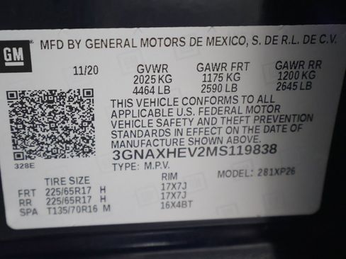 Used 2021 Chevrolet Equinox LS w/ LS Convenience Package image 46