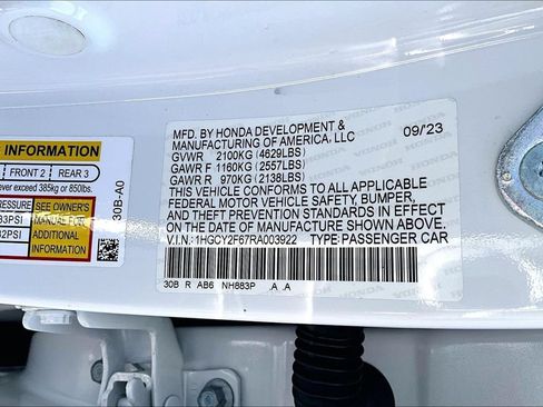 Used 2024 Honda Accord EX-L image 3