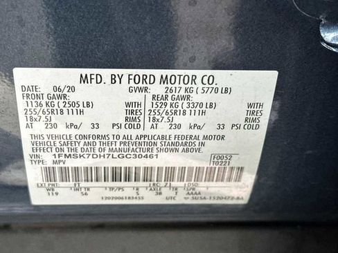 Used 2020 Ford Explorer XLT w/ Equipment Group 202A image 24