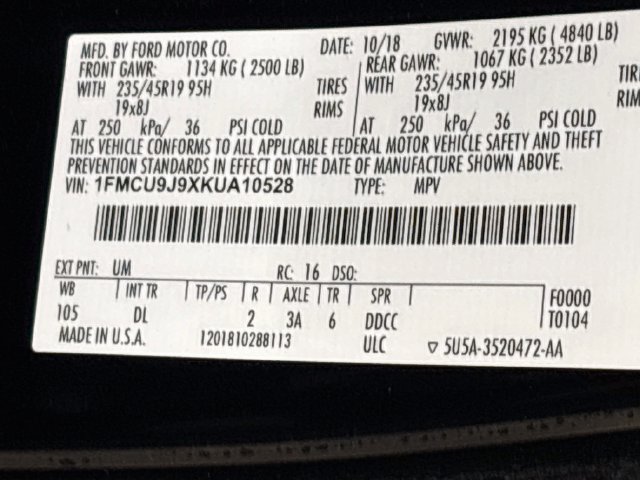 Used 2019 Ford Escape Titanium AWD/4WD image 26